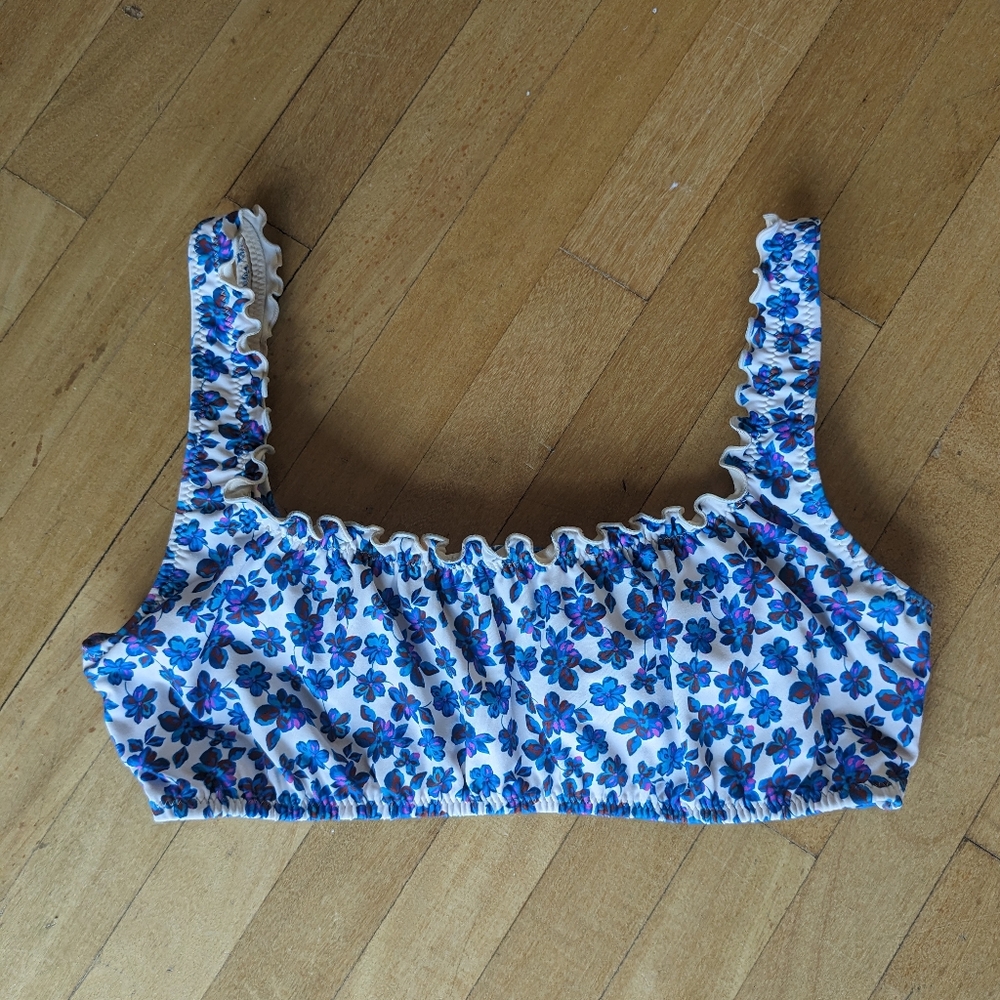 Sanctuary ruffle bikini top S